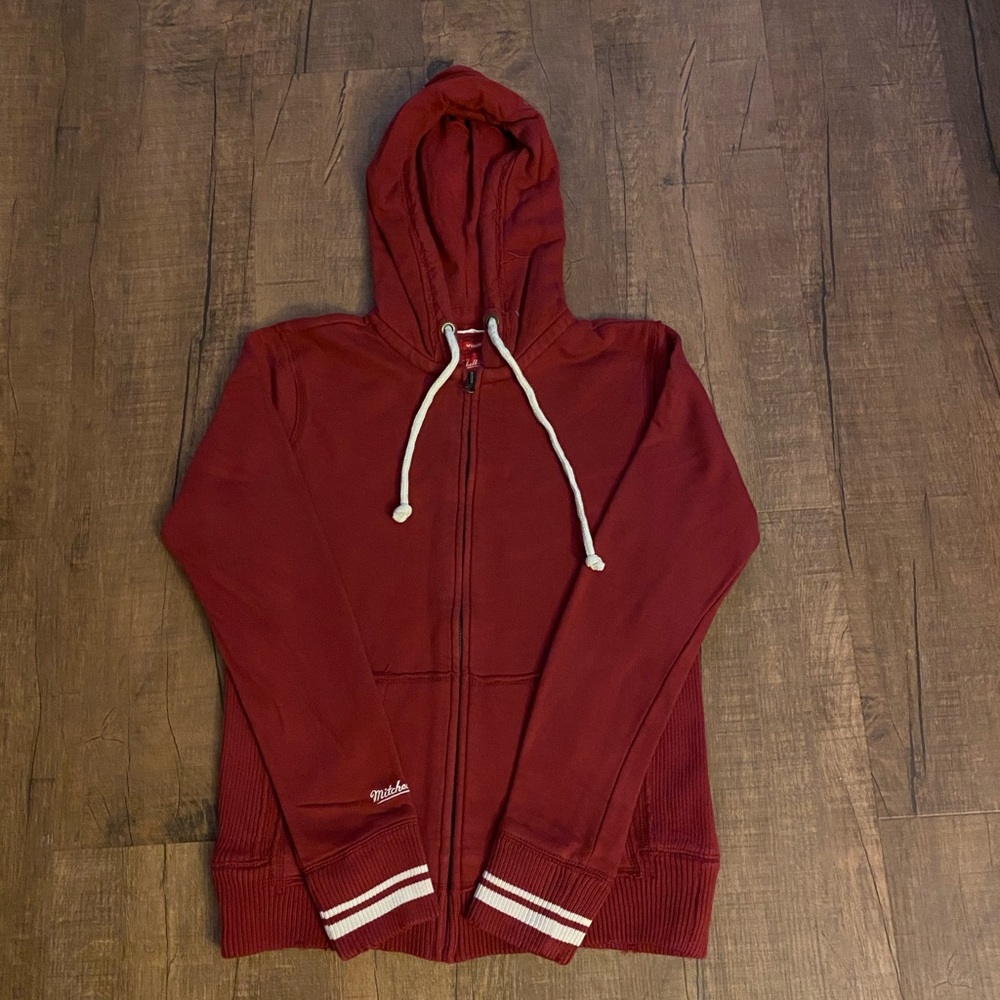 Mitchell & Ness Women's Full Zip Fleece Hoody